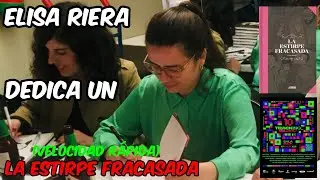 Elisa Riera dedica un La Estirpe Fracasada en Tracking Bilbao 2022 (Velocidad R&aacute;pida)