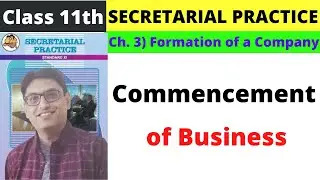 Commencement of Business
