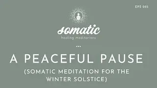 A Peaceful Pause  Somatic Meditation For The Winter Solstice