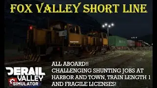 Derail Valley Simulator - Standard Career Mode - Challenging Shunting at Harbor & Two New Licenses!