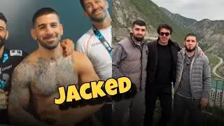 Ilia Topuria Looking Jacked for 155lbs, Islam Makhachev and Hunter Campbell meet in Dagestan