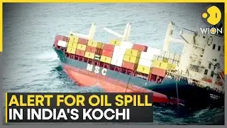 Kochi Coast: MSC ELSA 3 Cargo Ship Sinks, All 24 Rescued From Capsized Container Vessel | WION