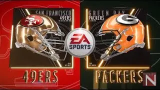 San Francisco 49ers vs Green Bay Packers  Madden 19 Full Game Simulation Nation