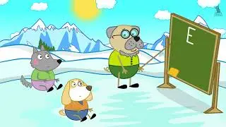 Yes Yes Stay Smart Wolfoo! Hamster Learn English ABC Alphabet | Pug Family Cartoon for kids