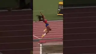 Olympic gold medallist, Long jumper Woodhalls 💀👀#shortsviral #trackandfield #jump #athletics