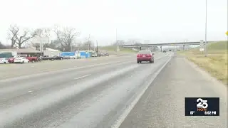 Victoria County road crews sand county roads to make traveling easier