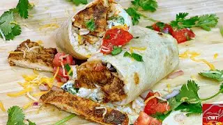 Loaded Chicken Burrito Recipe | Chicken Burrito | Taco Tuesday