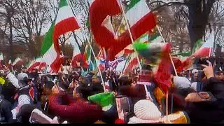 LIVE. The old Iranian flag is taken down.  