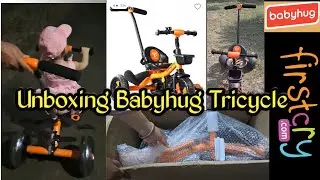 Unboxing Babyhug Tricycle from FirstCry | Honest Review & Assembly Guide 🚲👶