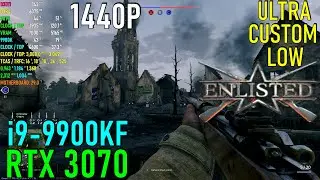 Enlisted Open Beta RTX 3070 & 9900KF - Max Settings 1440P