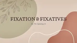 Fixation & Fixatives