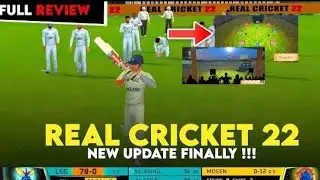 Real Cricket 20&trade; - IND VS ENG test match in updated RC22 watch highlights 👌