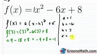 How to Graph a Parabola Practice Test Full Solutions