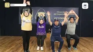 💃🏼Baile - Acondicionamiento con Silla✨Roberto Ramirez#SoyDeporteUNAM