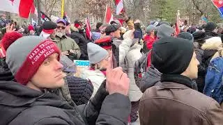 Chris Sky, World Wide Protest for Freedom, Toronto Canada, February 18th 2023