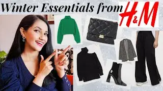 25 WINTER ESSENTIALS to buy from H&M | BASICS & TRENDY PIECES + STYLING TIPS | Megha Tyagi