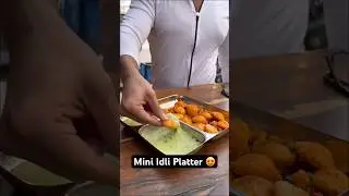 Mini Idli Platter 🥵| World&rsquo;s Smallest Idli 😱| Indian Street Food 😍 #shorts