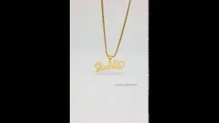 Personalized name jewelry