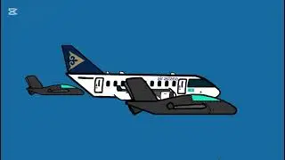 Air Astana 1388 | MrScimi animation