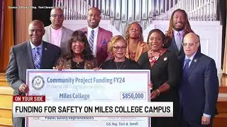 Funding for safety on Miles College campus