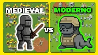 ¿Puede un REINO MEDIEVAL vencer un EJÉRCITO MODERNO? - WorldBox