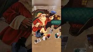 Merry Christmas | Christmas celebration | Santa clause rangoli | #artshorts #christmas