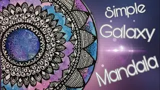 How you can draw a Simple GALAXY Mandala | Bhavna Kumar @Zendalastore 