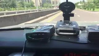 SHO-ME SIGNATURE SMART (режим SMART ) против фонящего АВТОУРАГАНа , плюс за ним КРИС-П в Алматы