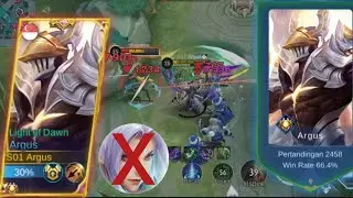 Cara main Argus Offlaner saat kalah di awal game | Build Argus tersakit 2022 |Mobile Legends ID