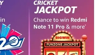 Amazon Cricket Jackpot Quiz Answers Today | 27 March 2022 | T20 Cricket Fever