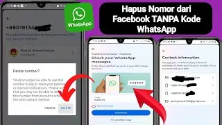 Cara Menghapus Nomor dari Facebook TANPA Kode WhatsApp | Periksa Pesan WhatsApp Anda di Facebook