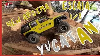 Rc Crawler absima Yucatán 1/8. Nuevo absima review y prueba. Rock crawling crawler adventure