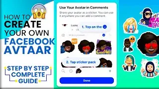 How To Create your own AVTAAR in facebook ! Step by Step guide