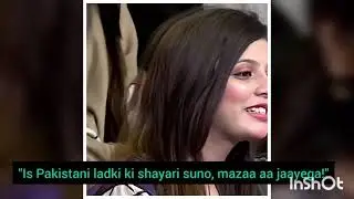 Pakistani Girl Recites Heart-Touching Shayari ❤️ | Soulful Poetry Performance