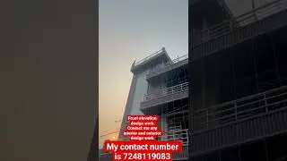 building ke front ka new design #ceiling #construction #wall #devotional #house