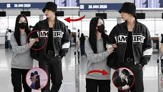 BTS's Jungkook's Airport Look Draws Praise, Woman Near Him Sparks Curiosity