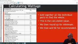 Ch 3.4 - Calculating PSU Wattages