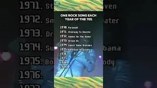 Best Rock Song From Every Year (1970&ndash;1979) 🎶 | 70s Classic Rock #shorts