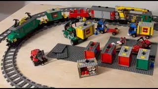 Lego 7898 and Custom Train Yard