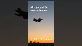 F-35B inbound Flight for vertical landing rc-jetprint model #3dprinting #3d #f35b