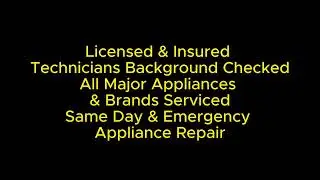 Same Day Appliance Repair Co 623-257-3141