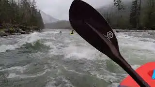 North Fork of the Skykomish Kayaking, below Drum Beater to Galena in a Pyranha ReactR Kayak