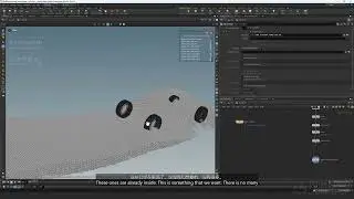 Cinematic Sand & Dust Simulations using Houdini 07  Optimize the collision of each relevant part