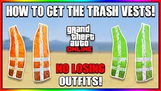 *NEW* How To Get The Rare TRASH VESTS On Any Outfit Glitch In GTA 5 Online 1.68! (No Transfer)