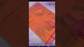 marble print veldhari cotton #saree
