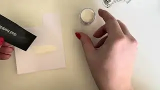 Glitter med embossing pulver
