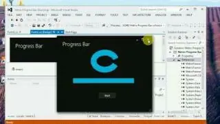 Using Metro Progress Bar in c#