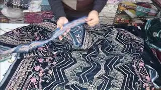 2nd Volume 3pc Embroidery Velvet ‎| Fancy Wear | Party Wear | Wholesaler in Faisalabad