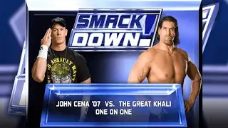 John Cena vs Great Khali – Brutal Heavyweight Showdown | WWE 2K25