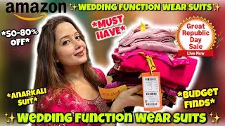 Amazon &ldquo;TRENDY&rdquo; Wedding Function Wear Outfits Haul 😍Party Wear Suits Finds ✨Neha Singh #amazonfinds 
